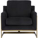 Kalmin Abbington Black Lounge Chair